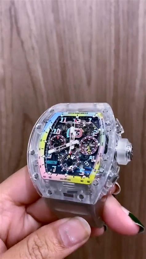 Unboxing a Richard Mille RM 011 Sapphire Watch By AET 